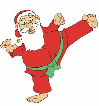 Weihnachtsmann Karate